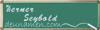 Werner Seybold Visitenkarte
